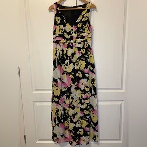 Old Navy Pink Yellow Halter Maxi Sundress